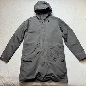 Levi's Dark Gray Hooded Raincoat Size M